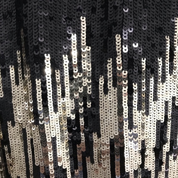 bebe Black and Gold Sequin Mesh Mini Party Dress | XS | Great condition - Picture 4 of 5